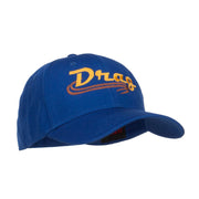 Drag Embroidered Cotton Twill Cap