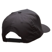 Horse Racing Embroidered Solid Cotton Twill 5 Panel Prostyle Snap Cap