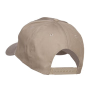 Drag Embroidered Cotton Twill Cap