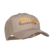 Drag Embroidered Cotton Twill Cap