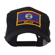 North and South America Flag Letter Patched Mesh Cap