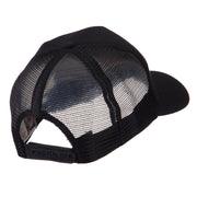 North and South America Flag Letter Patched Mesh Cap