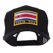 North and South America Flag Letter Patched Mesh Cap