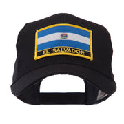 North and South America Flag Letter Patched Mesh Cap