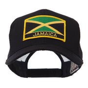 North and South America Flag Letter Patched Mesh Cap