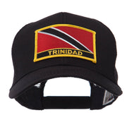 North and South America Flag Letter Patched Mesh Cap