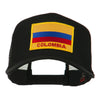 North and South America Flag Letter Patched Mesh Cap