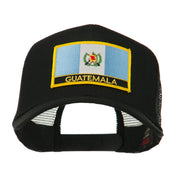 North and South America Flag Letter Patched Mesh Cap