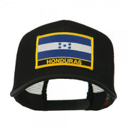 North and South America Flag Letter Patched Mesh Cap