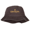 Number 1 Grandpa Embroidered Bucket Hat