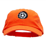 Ball In The Net Embroidered Cotton Twill Cap