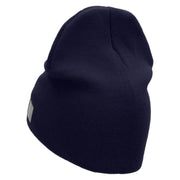 Licensed Navy Military Embroidered Short Beanie Made in USA