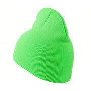 Neon Acrylic Short Beanie