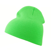 Neon Acrylic Short Beanie