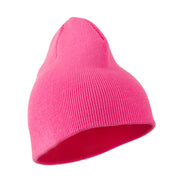 Neon Acrylic Short Beanie