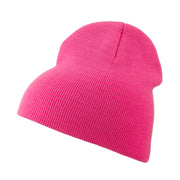 Neon Acrylic Short Beanie