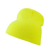 Neon Acrylic Short Beanie