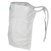 Earth Embroidered 3 Pockets Chef's Apron - White OSFM