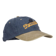 Tennis Racket Embroidered Two Tone Cap