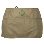 Earth Embroidered 3 Pockets Chef's Apron - Khaki OSFM