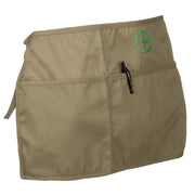 Earth Embroidered 3 Pockets Chef's Apron - Khaki OSFM