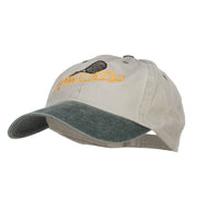 Tennis Racket Embroidered Two Tone Cap