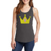 Princess Peach's Crown Ladies Core Cotton Tank Top