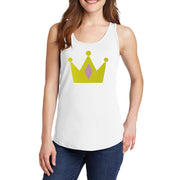 Princess Peach's Crown Ladies Core Cotton Tank Top