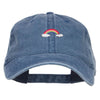 Mini Rainbow Embroidered Washed Cap