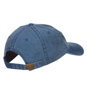 Mini Rainbow Embroidered Washed Cap