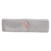 Pluto Logo Embroidered Head Band (Terry) - Lt-Grey OSFM