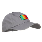 Senegal Flag Embroidered Unstructured Cap