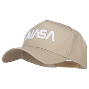 3D NASA Letters Logo Embroidered Twill 5 Panel Cap