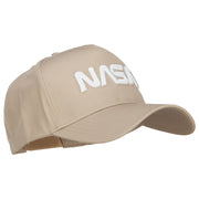 3D NASA Letters Logo Embroidered Twill 5 Panel Cap