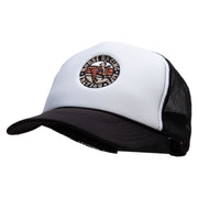 Horse Racing Life Embroidered Foam Panel Mesh Snapback