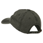 Number 1 Mom Embroidered Washed Cap