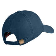 Retired US Marine Corps Embroidered Washed Cotton Twill Brass Cap - Navy OSFM
