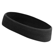 Pluto Logo Embroidered Head Band (Terry) - Black OSFM