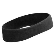 Pluto Logo Embroidered Head Band (Terry) - Black OSFM