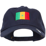 Senegal Flag Embroidered Unstructured Cap