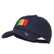 Senegal Flag Embroidered Unstructured Cap