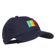 Senegal Flag Embroidered Unstructured Cap