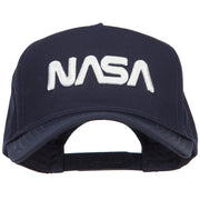 3D NASA Letters Logo Embroidered Twill 5 Panel Cap