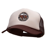 Horse Racing Life Embroidered Foam Panel Mesh Snapback