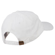 Number 1 Mom Embroidered Washed Cap