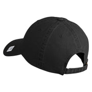 Retired US Marine Corps Embroidered Washed Cotton Twill Brass Cap - Black OSFM