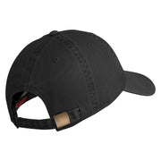 Retired US Marine Corps Embroidered Washed Cotton Twill Brass Cap - Black OSFM