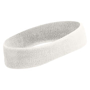 Pluto Logo Embroidered Head Band (Terry) - White OSFM