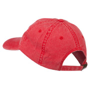 Number 1 Mom Embroidered Washed Cap