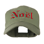 Christmas Noel Shadow Embroidered Cap